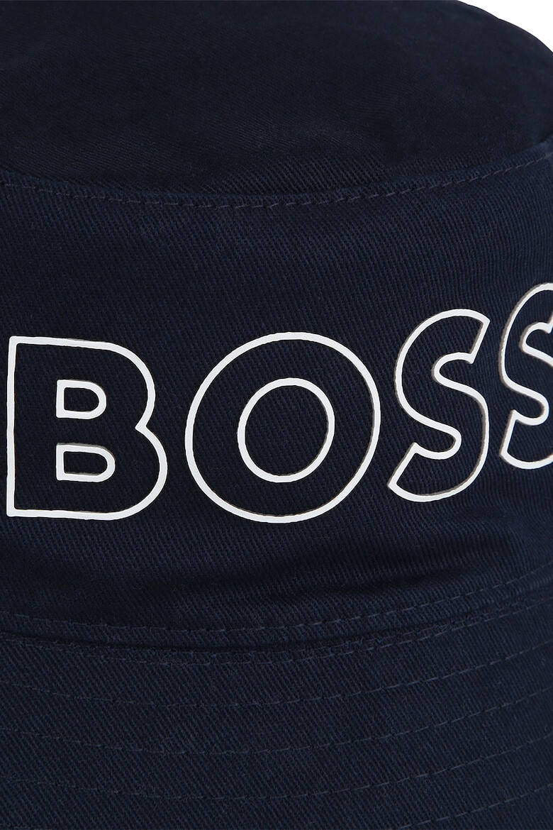 BOSS Kidswear Двулицева шапка с лого - Pepit.bg