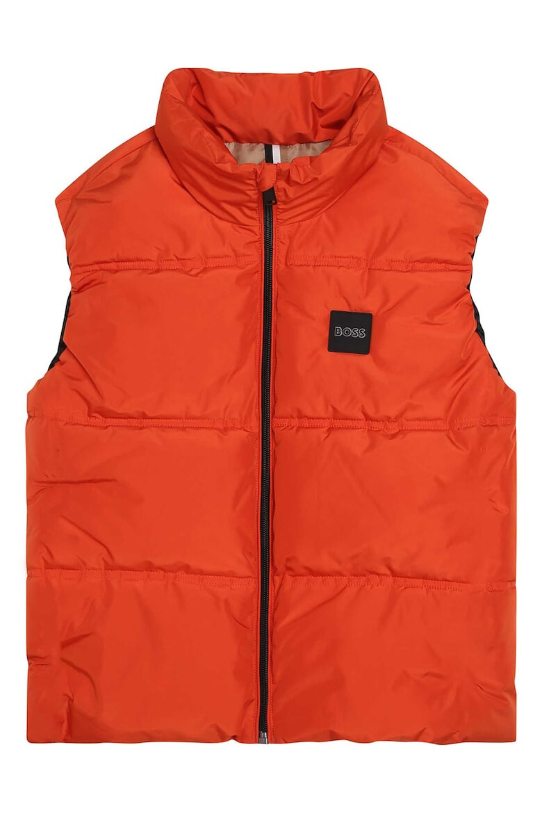 BOSS Kidswear Елек с цип и лого - Pepit.bg