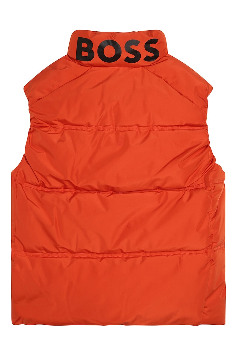 BOSS Kidswear Елек с цип и лого - Pepit.bg