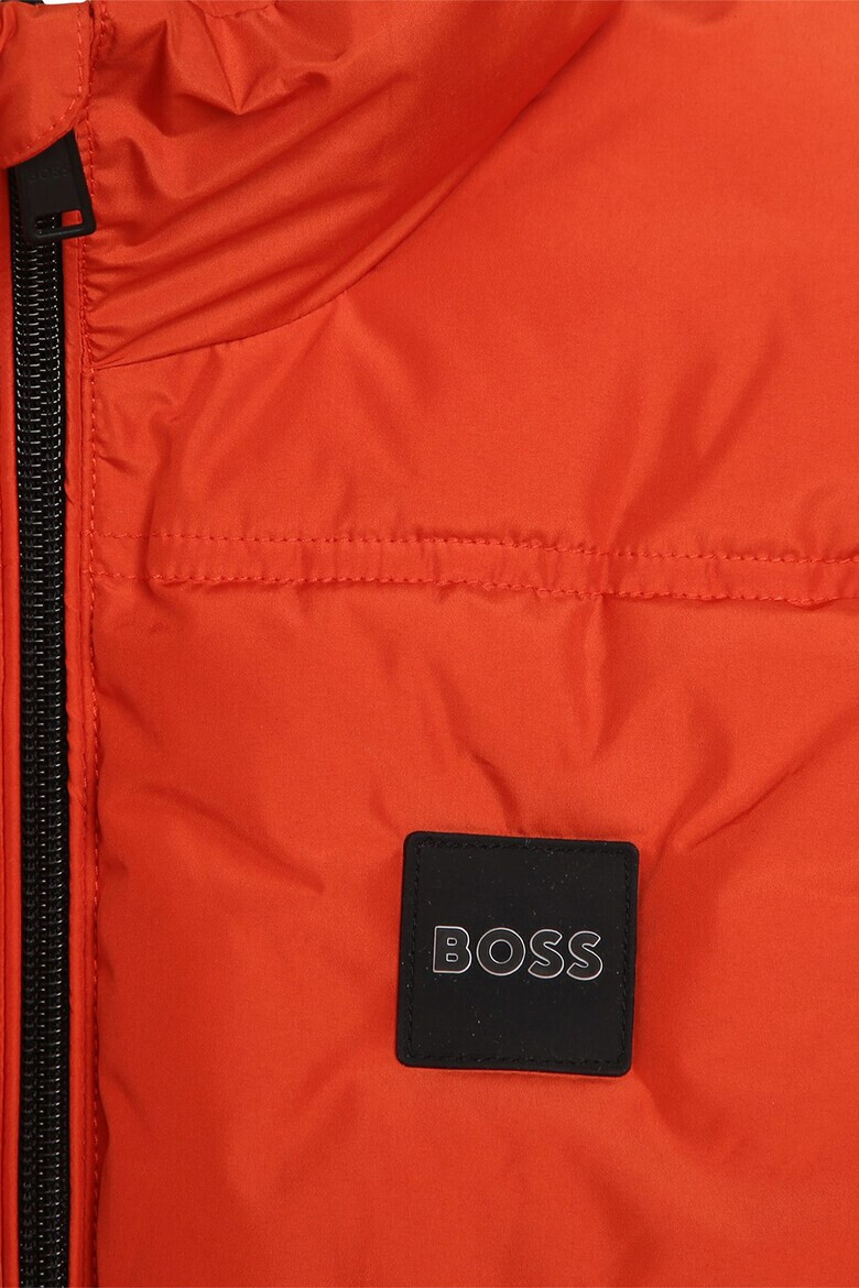 BOSS Kidswear Елек с цип и лого - Pepit.bg
