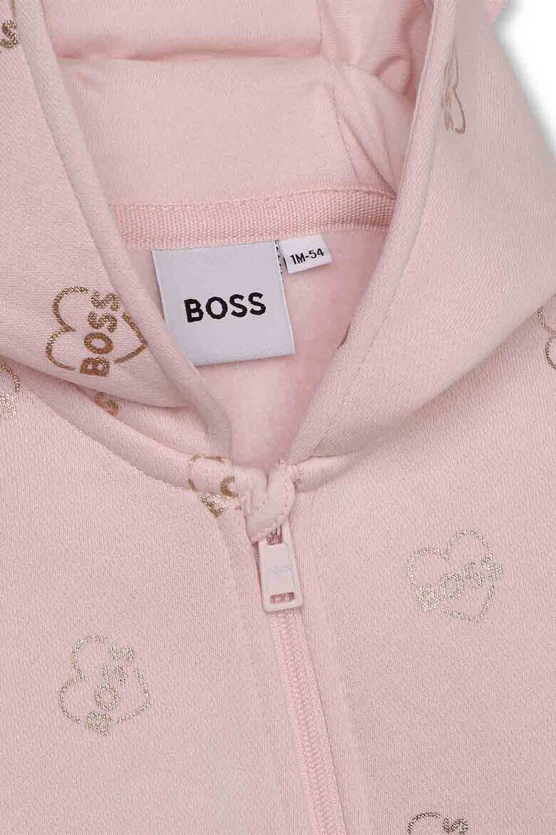 BOSS Kidswear Гащеризон с десен с монограм - Pepit.bg