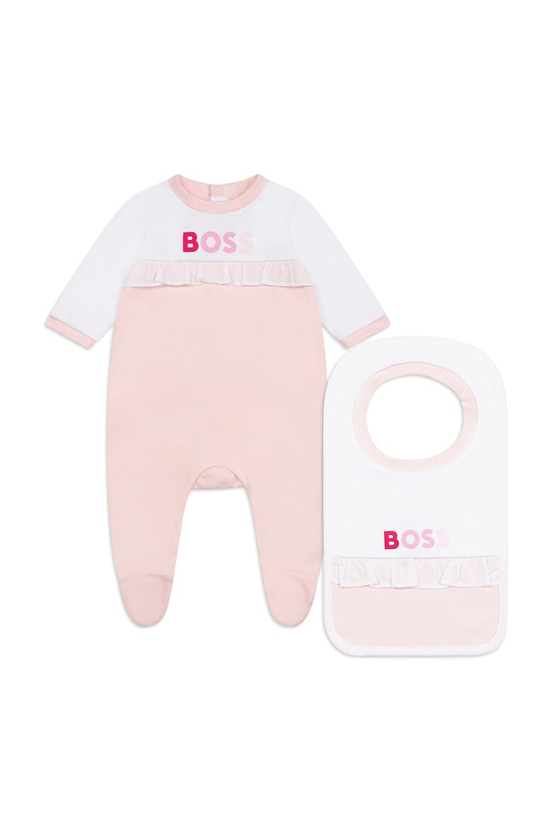 BOSS Kidswear Гащеризон с ританки и лигавник - 2 части - Pepit.bg