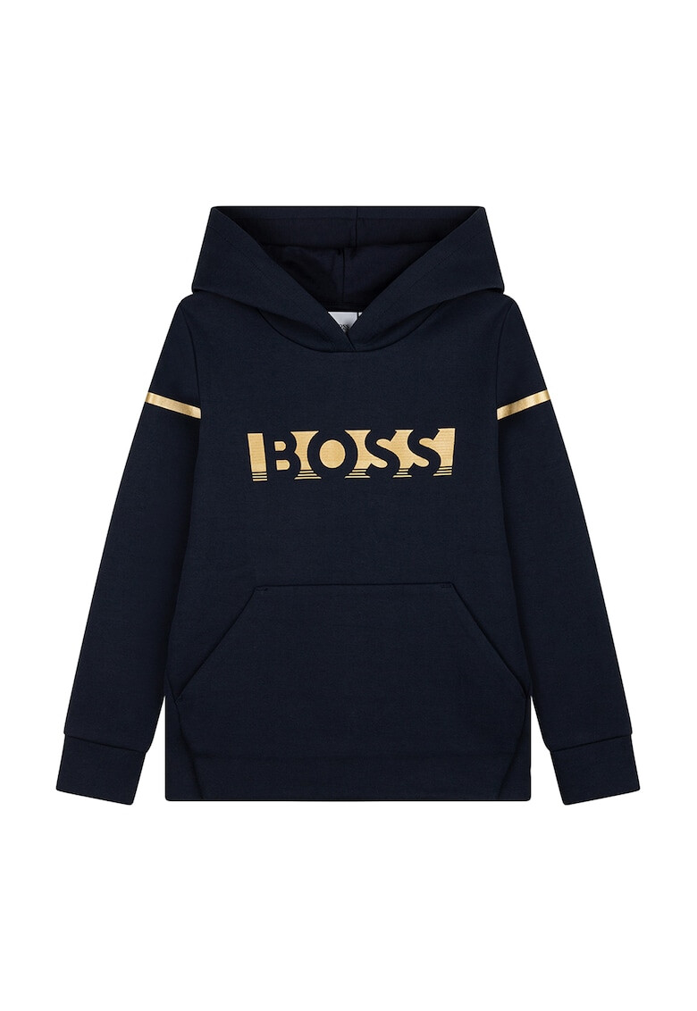 BOSS Kidswear Худи с джоб кенгуру - Pepit.bg