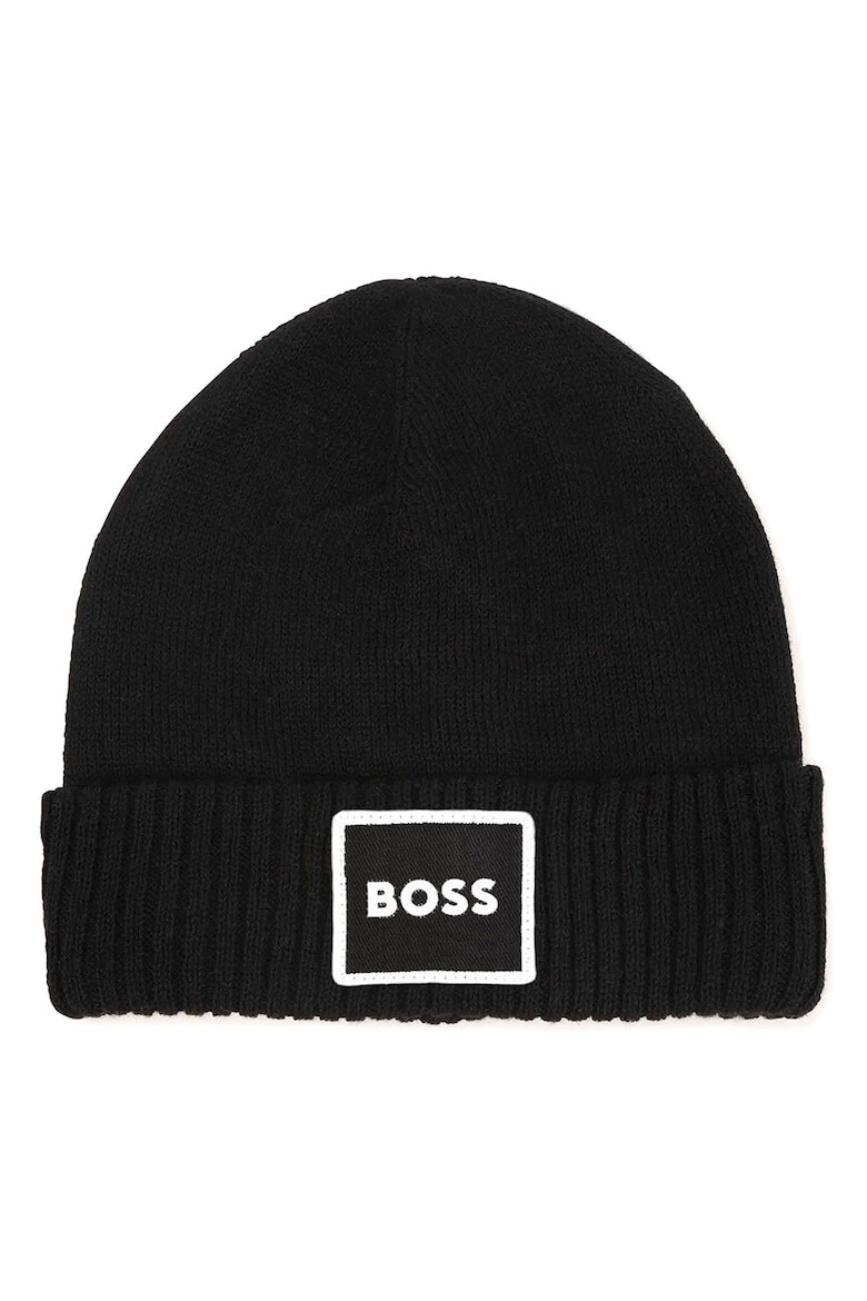 BOSS Kidswear HUGO - Шапка с пришито лого - Pepit.bg