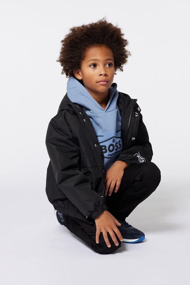 BOSS Kidswear Яке с качулка и лого - Pepit.bg