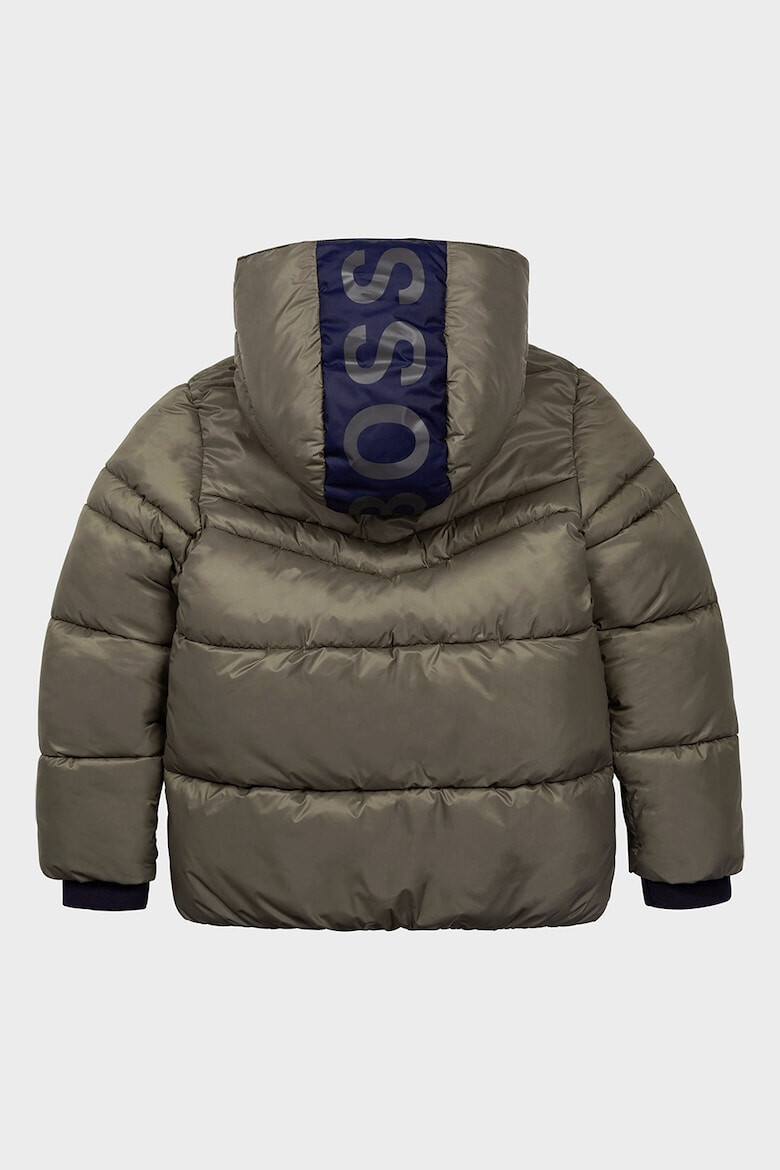 BOSS Kidswear Капитонирано зимно яке със скосени джобове - Pepit.bg