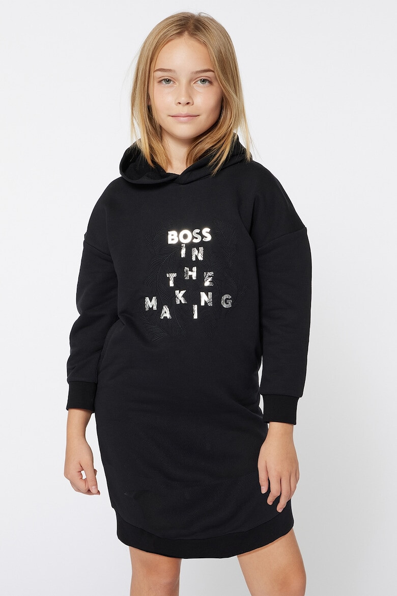 BOSS Kidswear Худи-рокля с памук - Pepit.bg