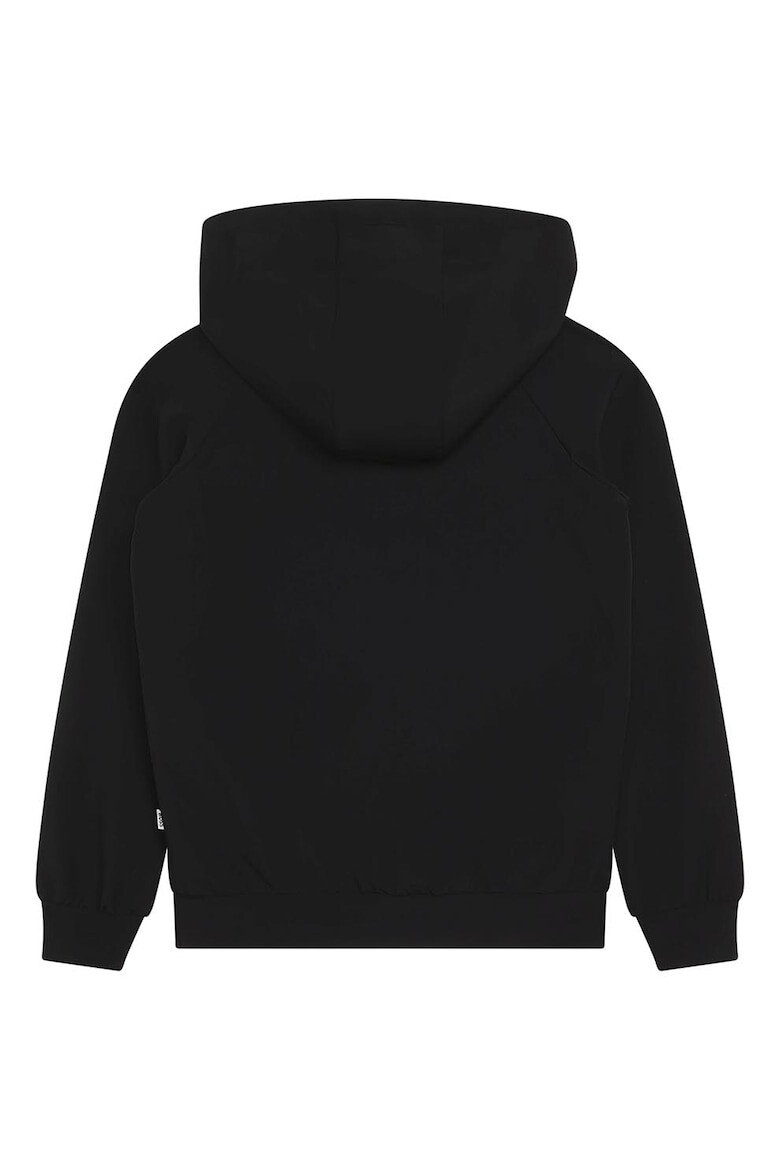 BOSS Kidswear Худи с къс цип - Pepit.bg