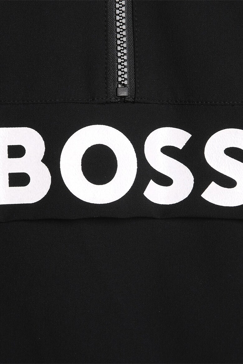 BOSS Kidswear Худи с къс цип - Pepit.bg