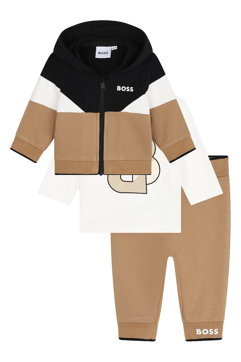 BOSS Kidswear Худи с цип блуза и панталон 3 части - Pepit.bg