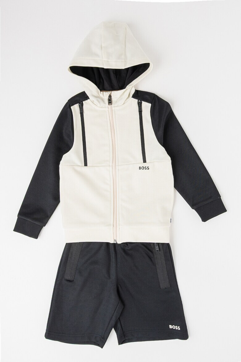 BOSS Kidswear Худи с цип и бермуди - Pepit.bg