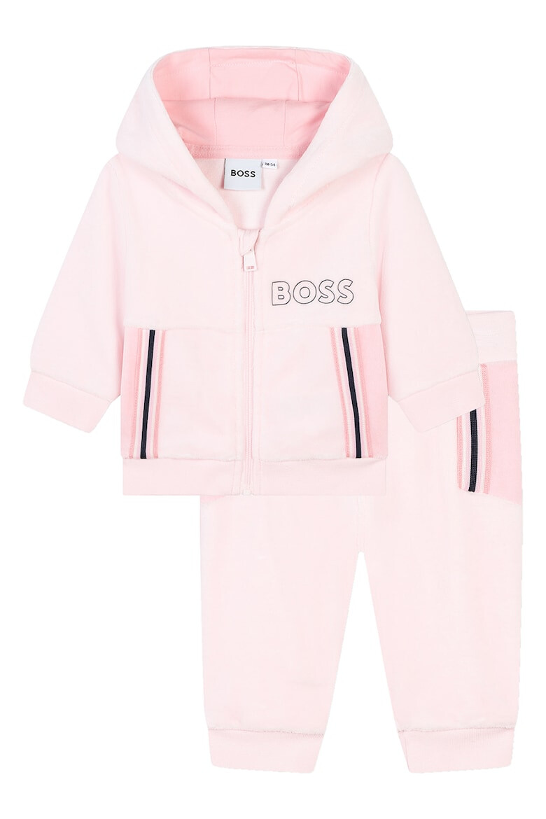 BOSS Kidswear Худи с цип и дълъг панталон - 2 части - Pepit.bg