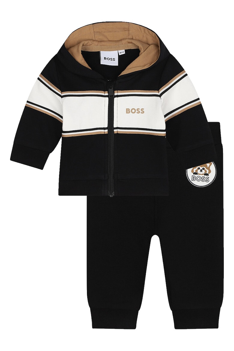 BOSS Kidswear Худи с цип и дълъг панталон - 2 части - Pepit.bg