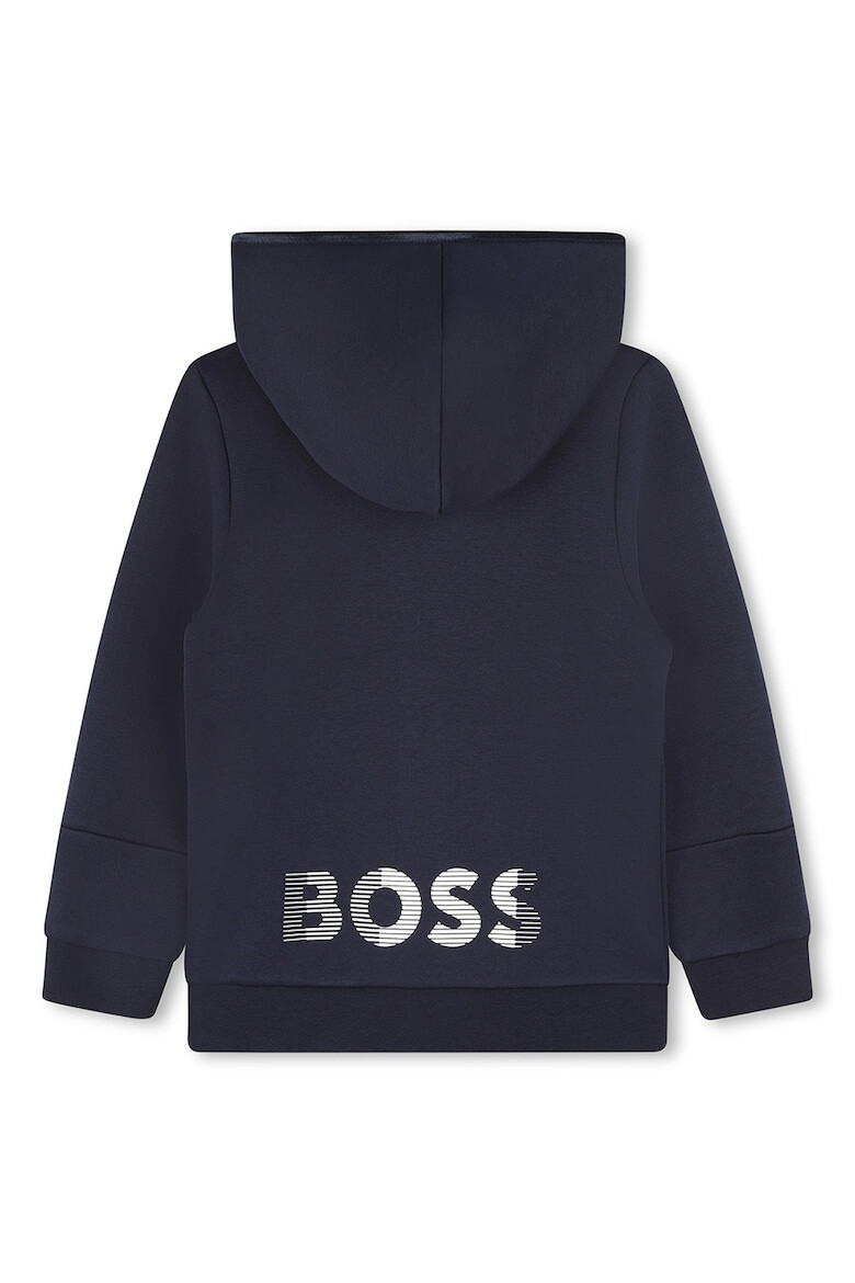 BOSS Kidswear Худи с цип и лого - Pepit.bg