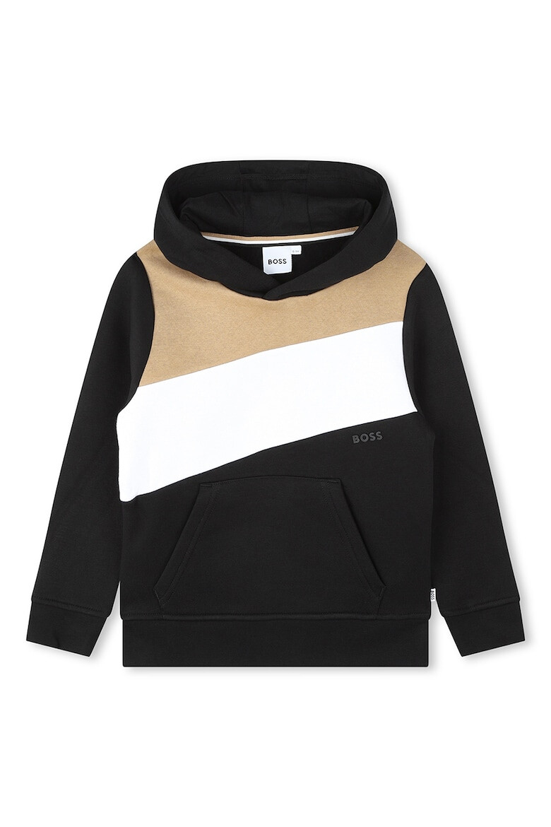 BOSS Kidswear Худи с цветен блок - Pepit.bg