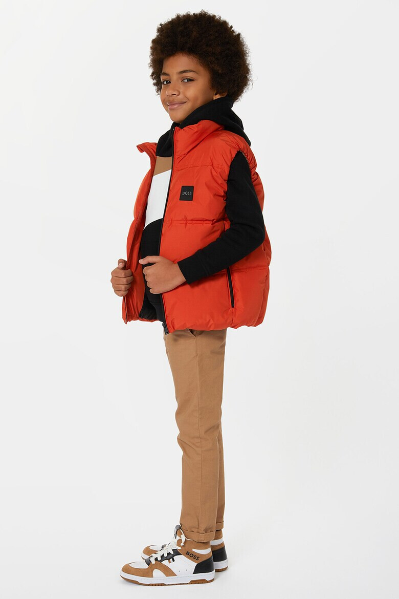 BOSS Kidswear Худи с цветен блок - Pepit.bg