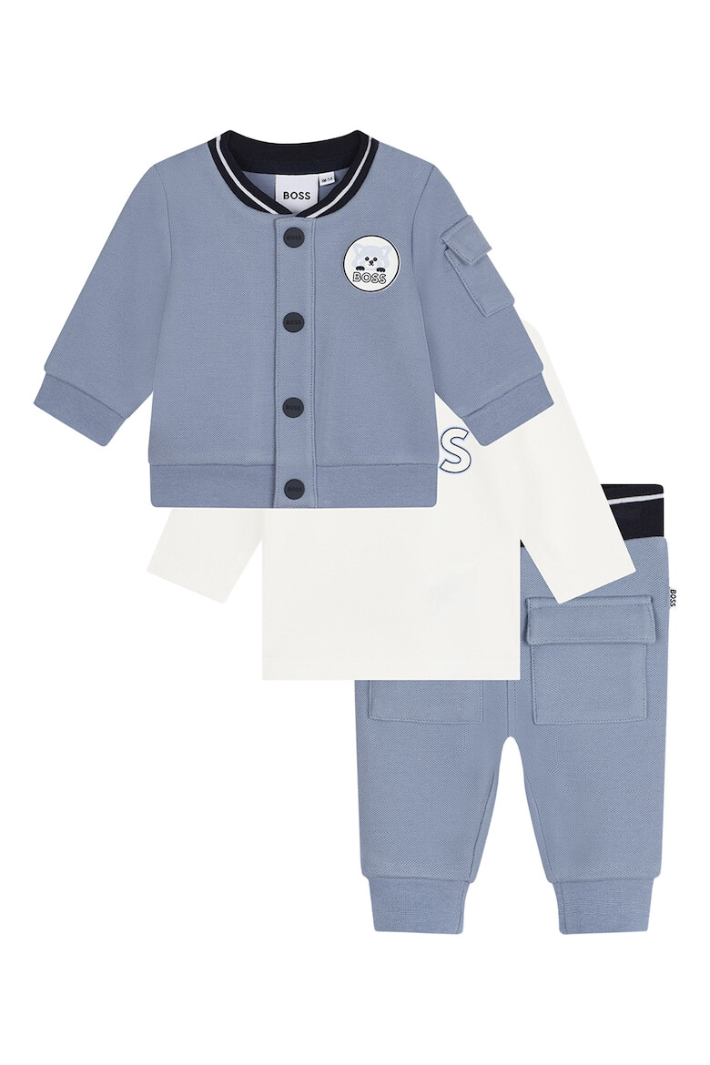 BOSS Kidswear Комплект с памук - 3 части - Pepit.bg