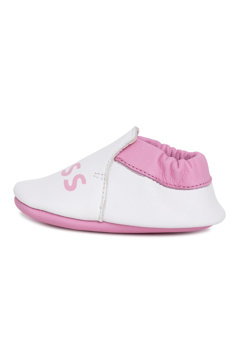 BOSS Kidswear Кожени буйки с лого - Pepit.bg