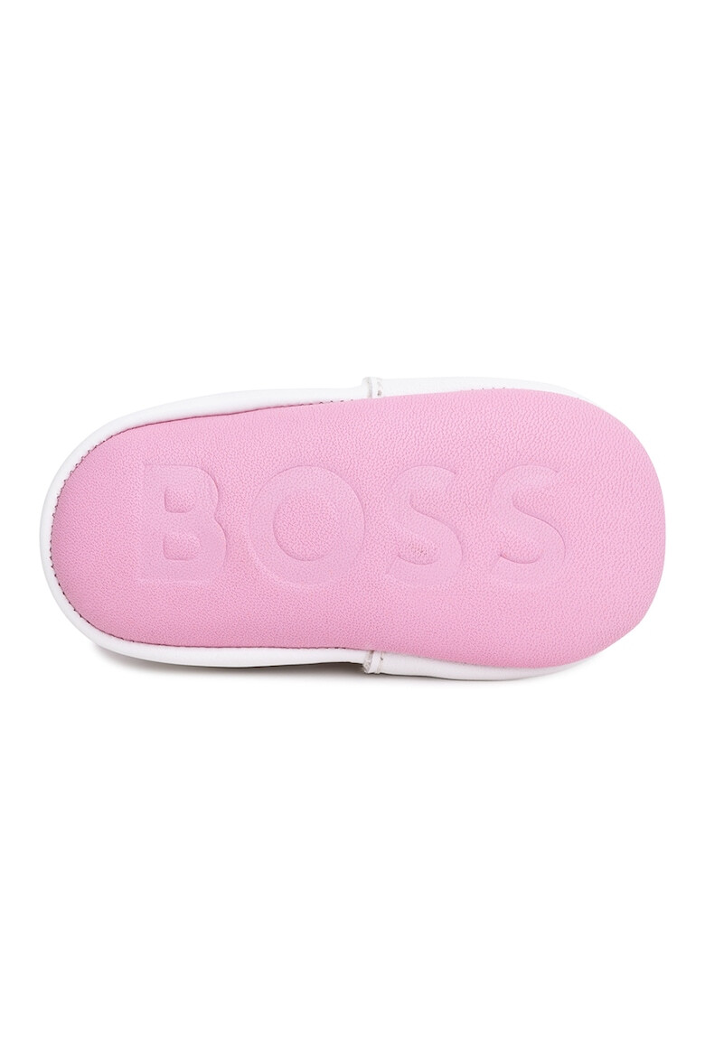 BOSS Kidswear Кожени буйки с лого - Pepit.bg