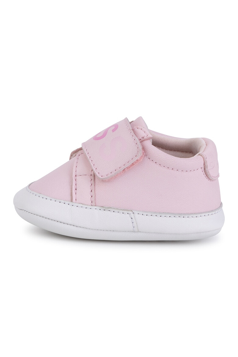 BOSS Kidswear Кожени буйки с лого - Pepit.bg