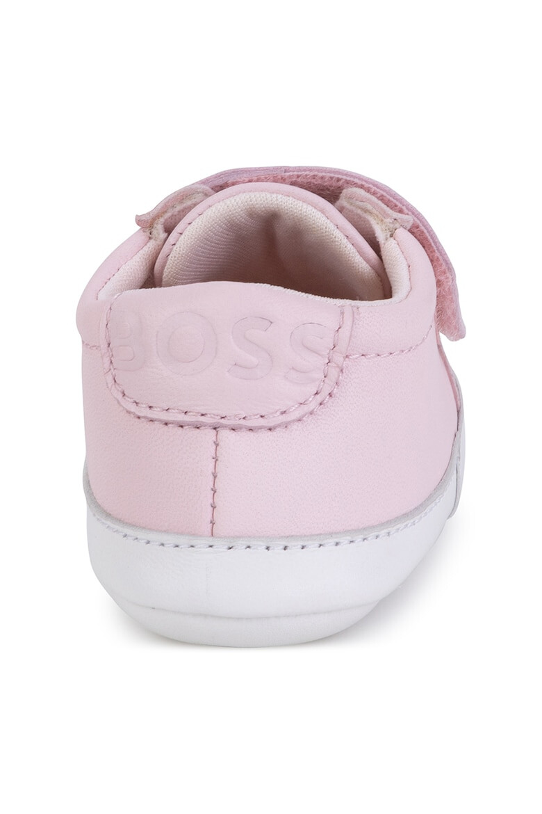 BOSS Kidswear Кожени буйки с лого - Pepit.bg