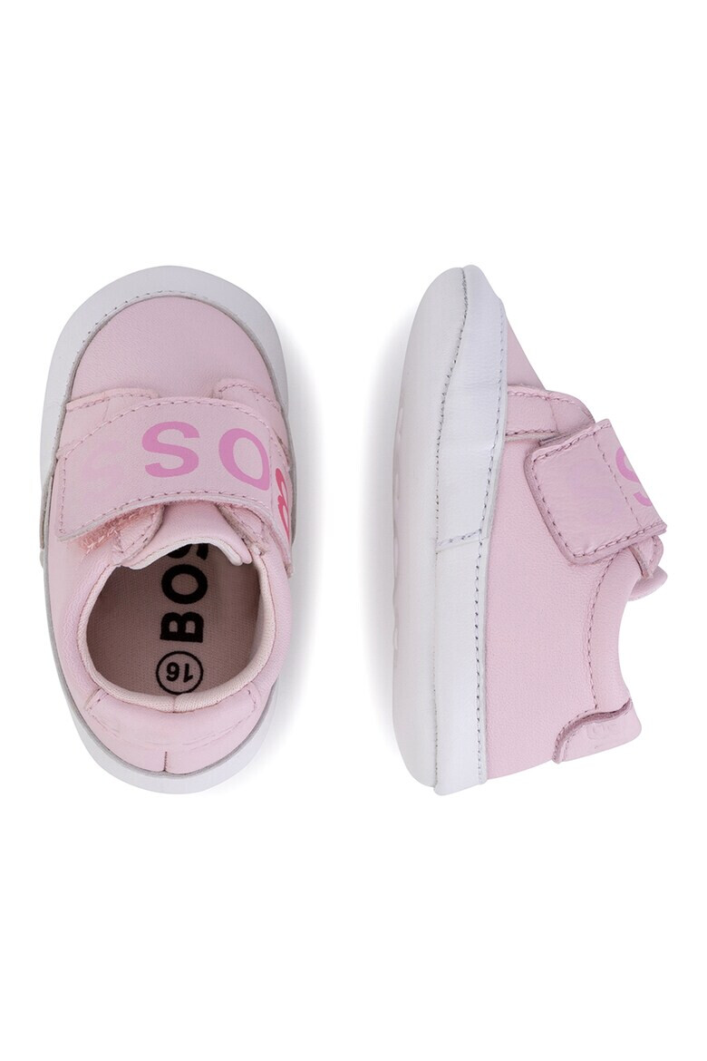 BOSS Kidswear Кожени буйки с лого - Pepit.bg