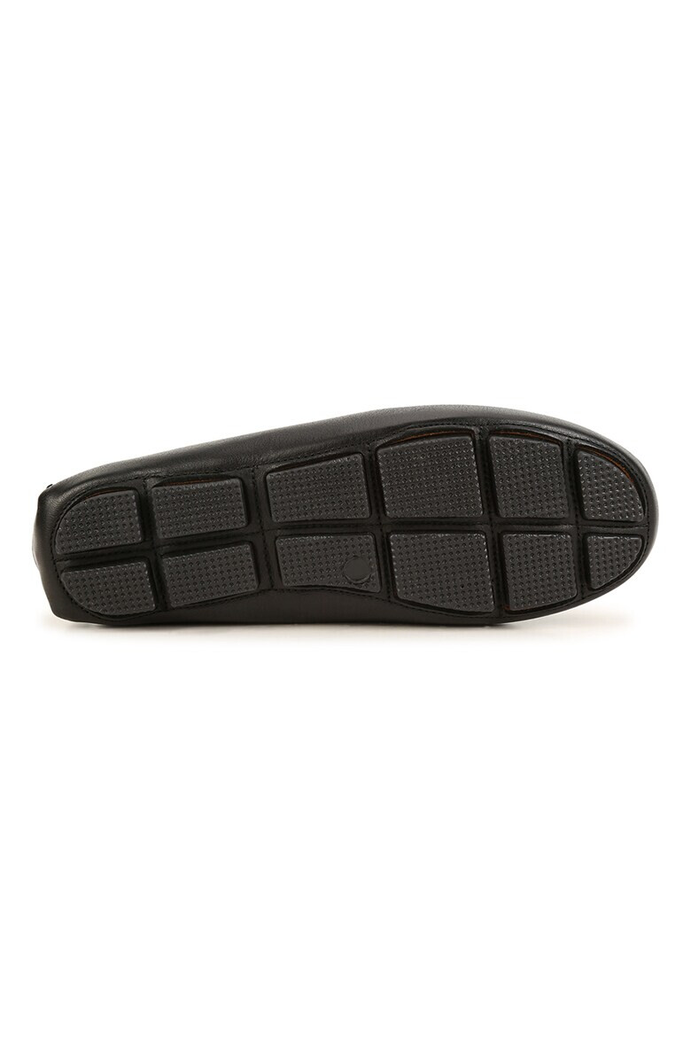 BOSS Kidswear Кожени мокасини с лого - Pepit.bg