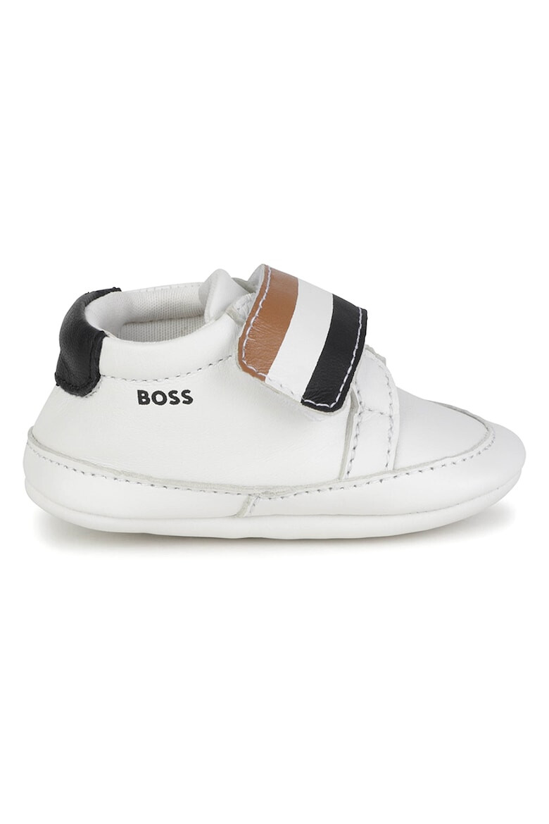 BOSS Kidswear Кожени обувки с велкро - Pepit.bg