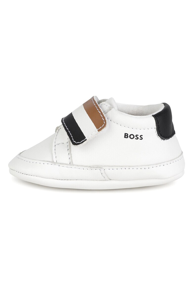 BOSS Kidswear Кожени обувки с велкро - Pepit.bg