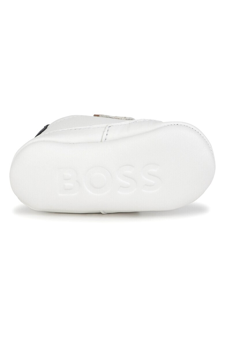 BOSS Kidswear Кожени обувки с велкро - Pepit.bg