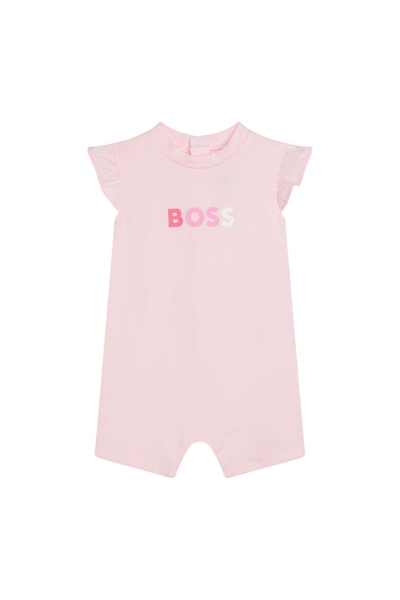 BOSS Kidswear Къс гащеризон с лого - Pepit.bg