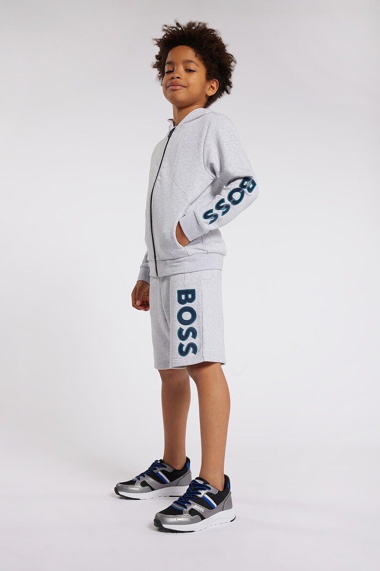 BOSS Kidswear Къс панталон с лого и джобове встрани - Pepit.bg