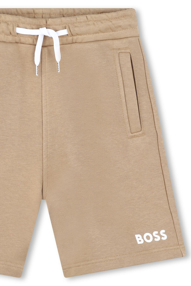 BOSS Kidswear Къс панталон с памук и джобове - Pepit.bg