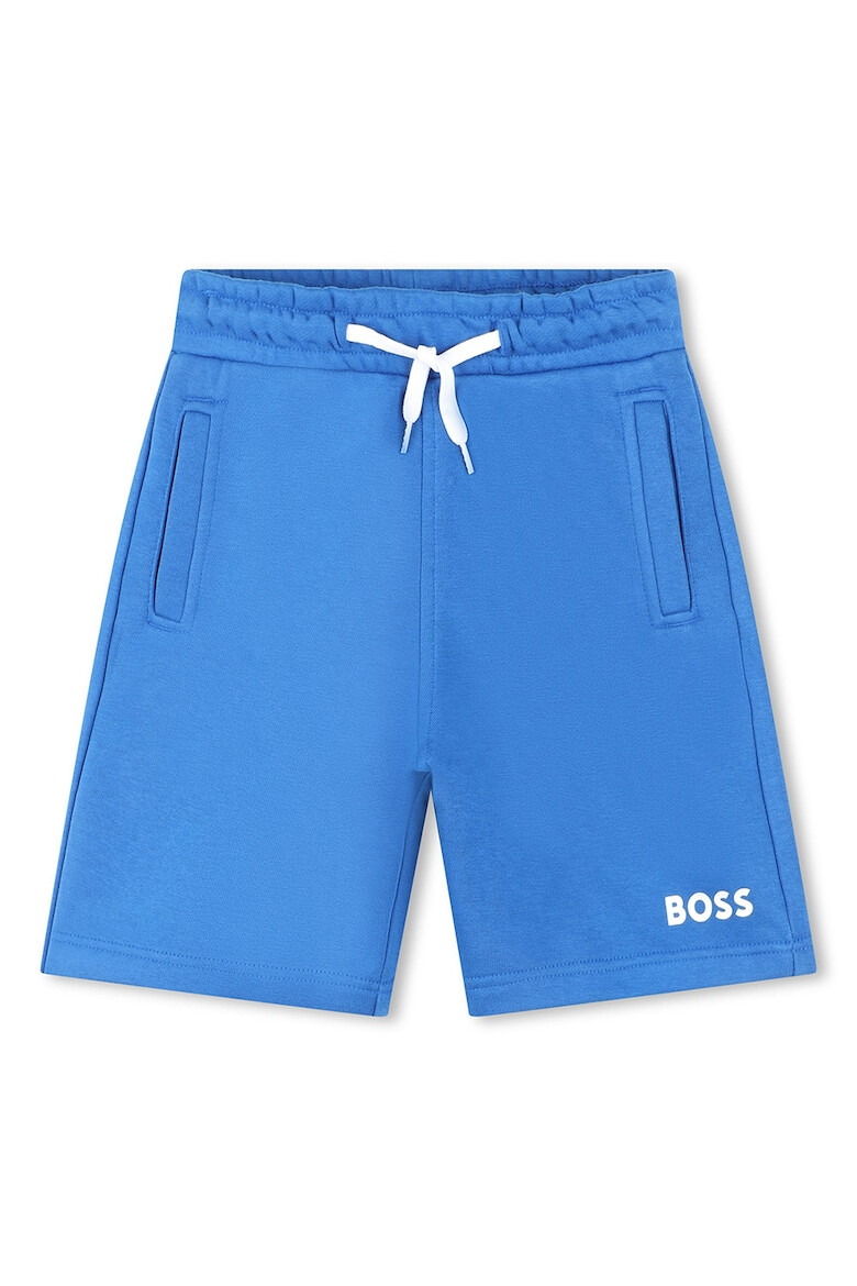 BOSS Kidswear Къс панталон с памук и джобове - Pepit.bg