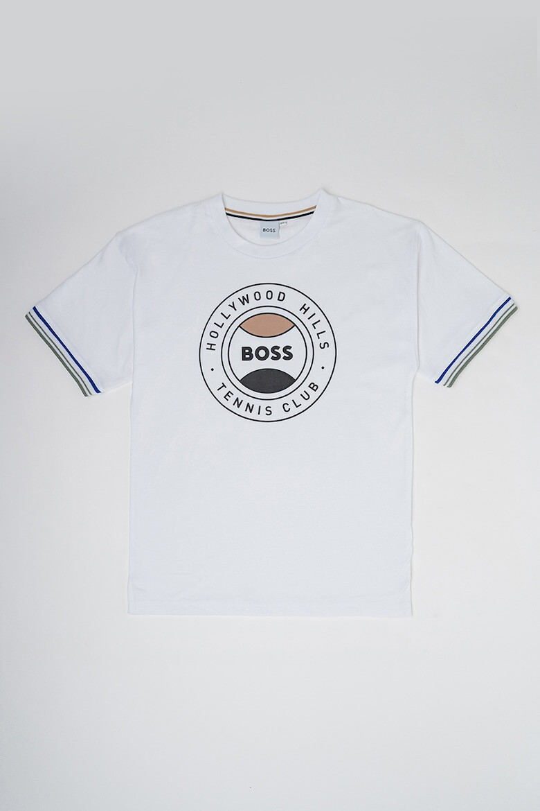 BOSS Kidswear Къс спортен екип с лого - Pepit.bg