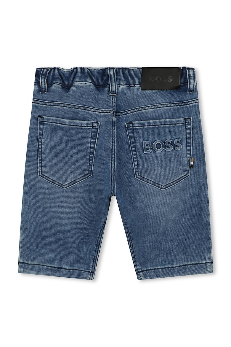 BOSS Kidswear Къси дънки с връзка - Pepit.bg