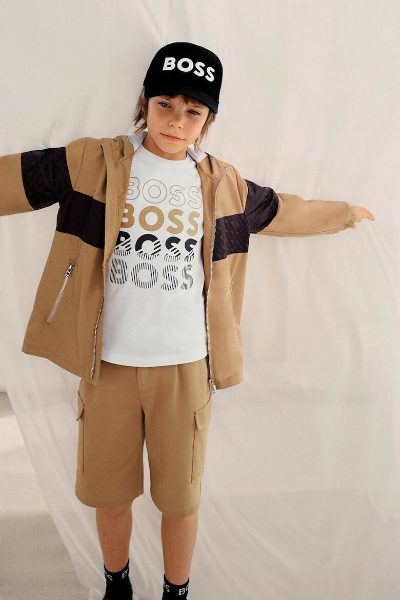 BOSS Kidswear Непромокаема ветровка с качулка - Pepit.bg