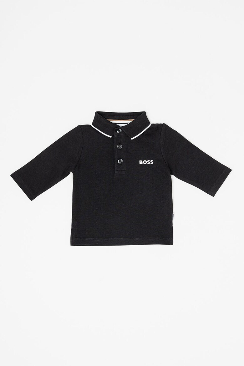 BOSS Kidswear Памучна блуза с яка - Pepit.bg