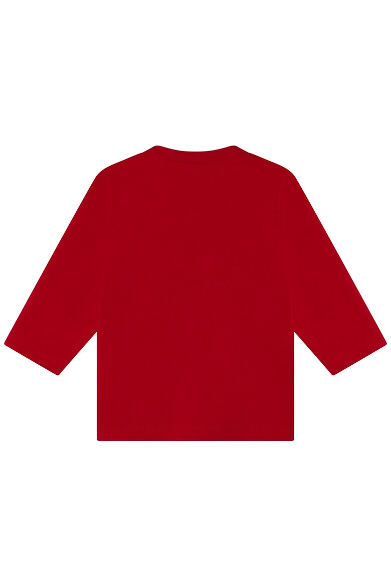 BOSS Kidswear Памучна блуза с лого - Pepit.bg