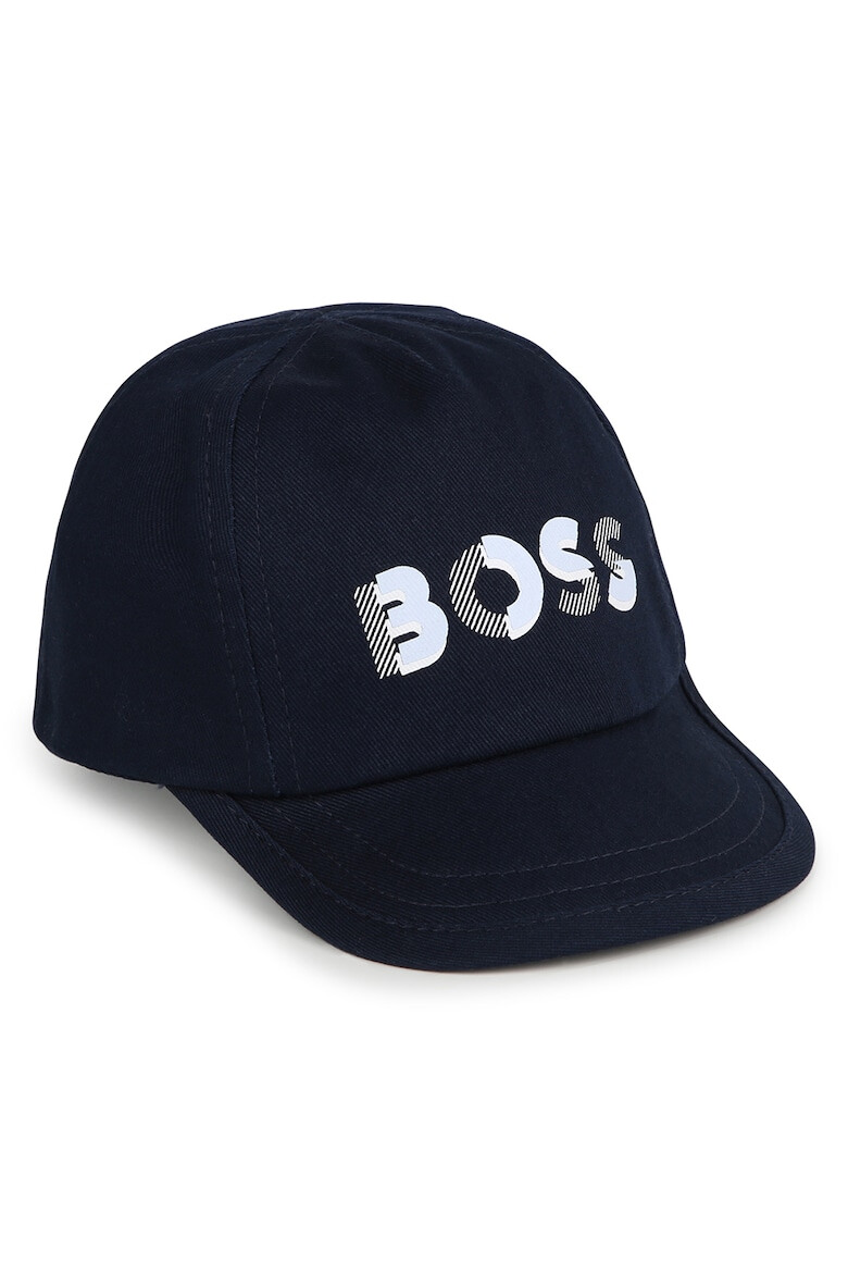 BOSS Kidswear Памучна шапка с лого - Pepit.bg