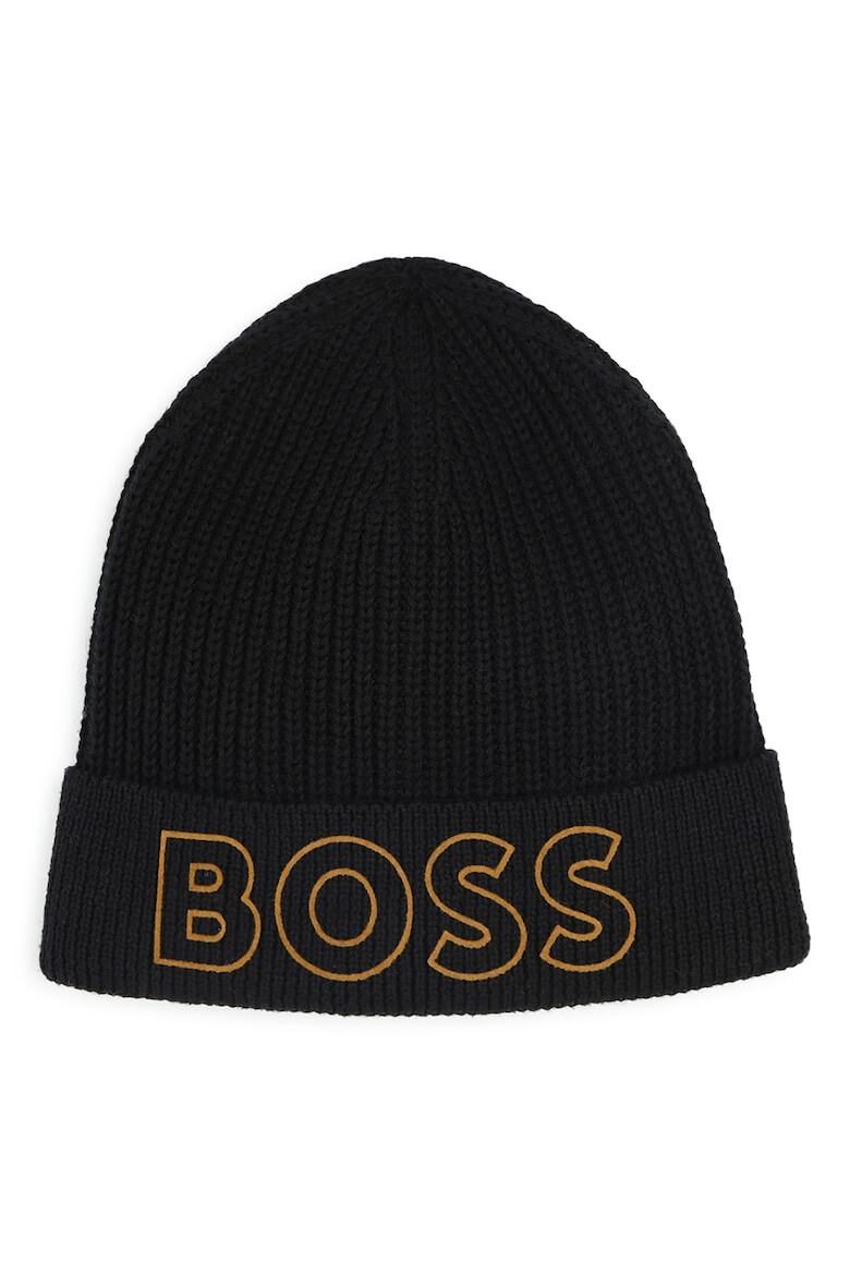 BOSS Kidswear Памучна шапка с лого - Pepit.bg