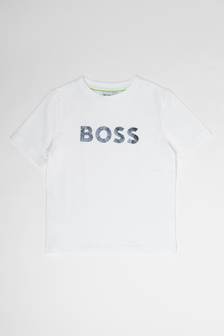 BOSS Kidswear Памучна тениска с лого - Pepit.bg