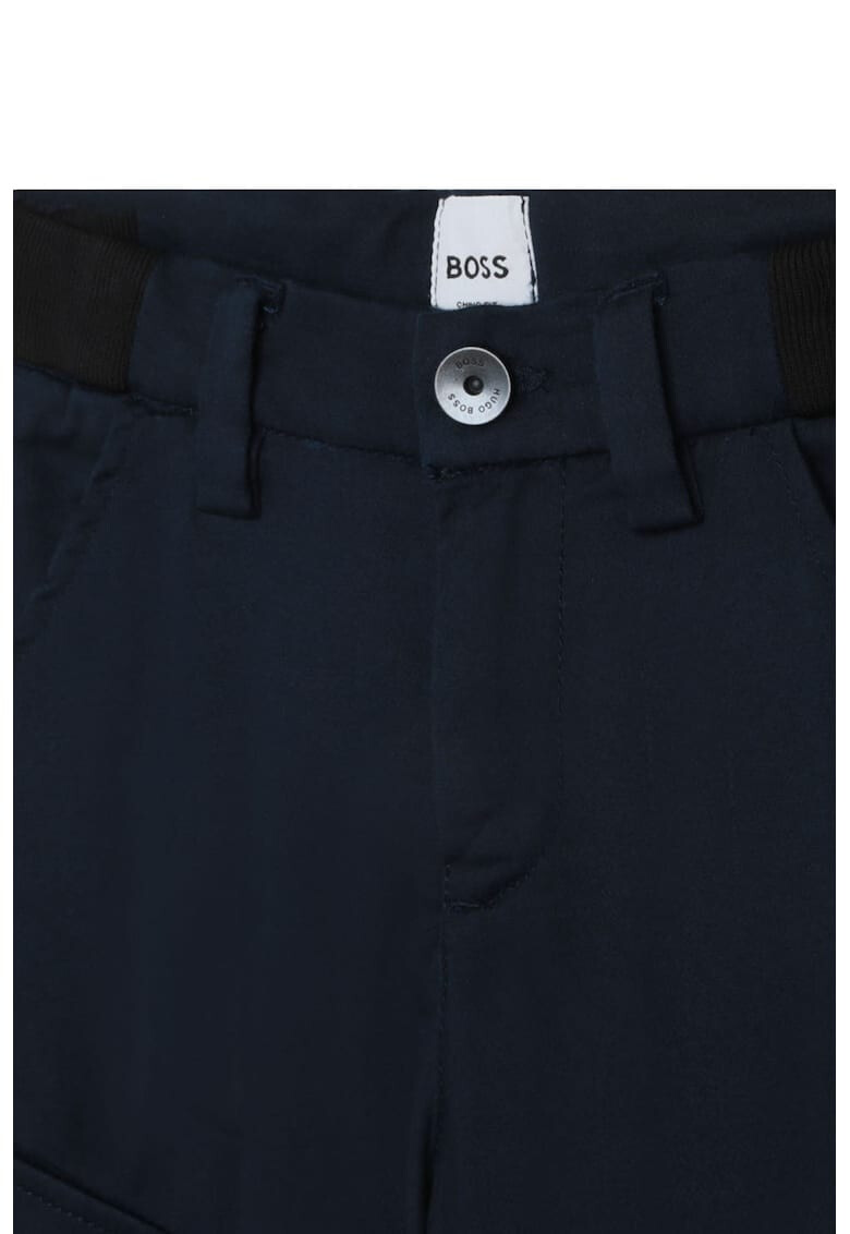 BOSS Kidswear Панталон карго с еластични подгъви - Pepit.bg