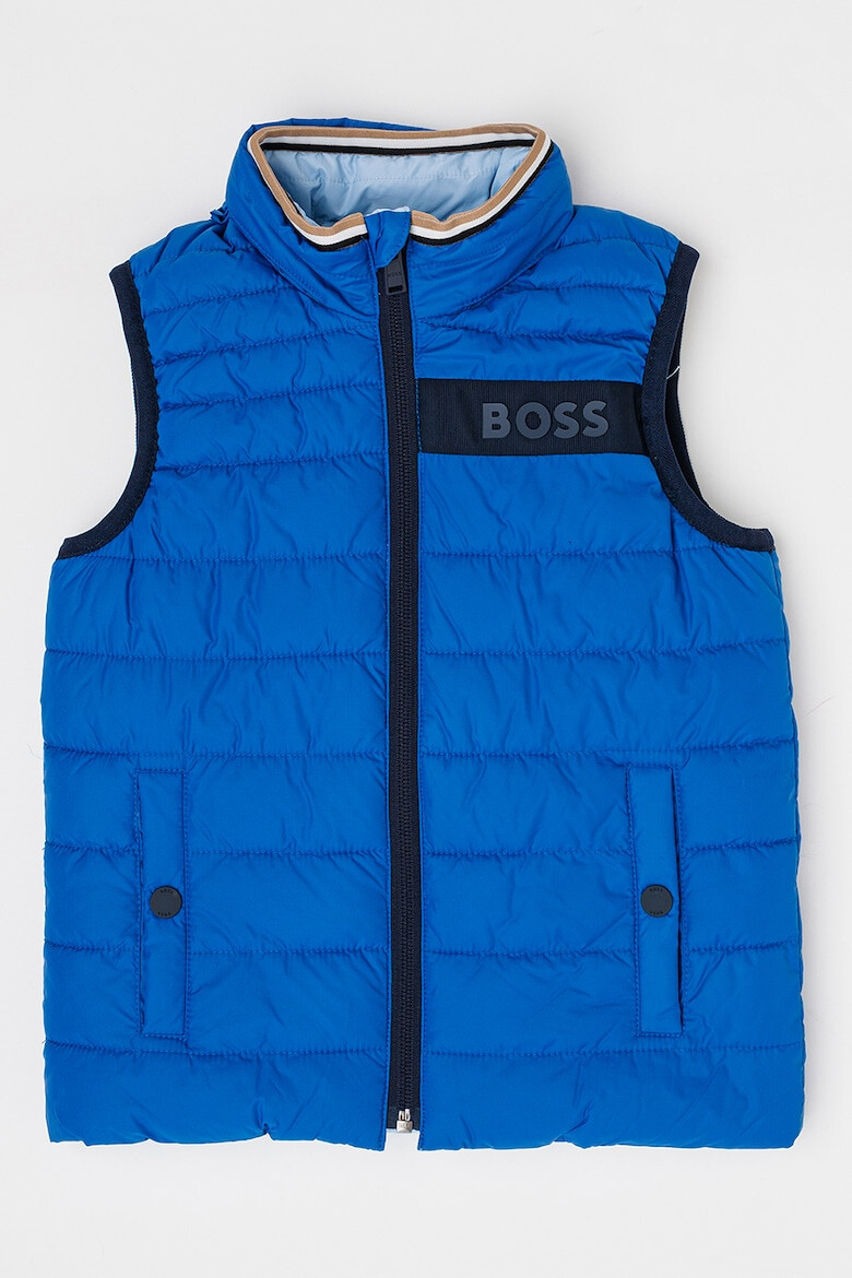 BOSS Kidswear Подплатен ялек с двулицев капитониран дизайн - Pepit.bg