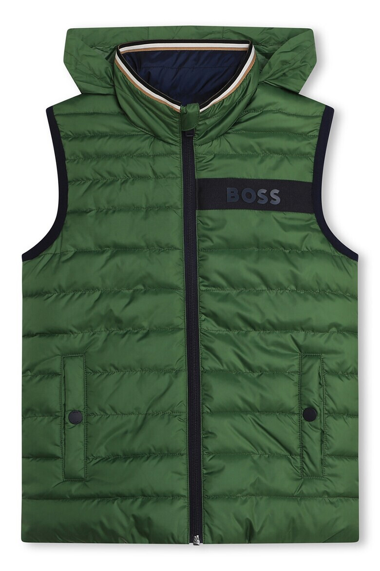 BOSS Kidswear Подплатен ялек с двулицев капитониран дизайн - Pepit.bg