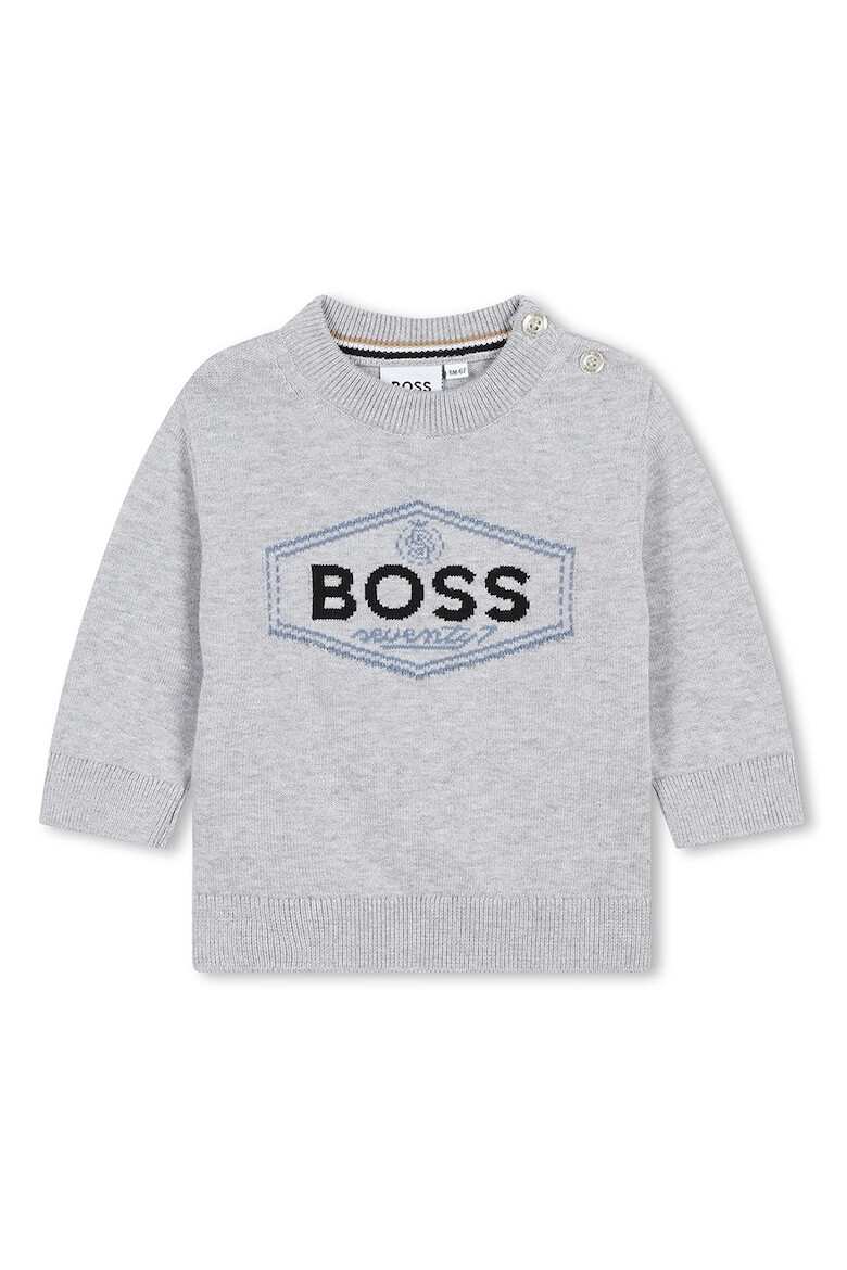 BOSS Kidswear Пуловер с лого - Pepit.bg