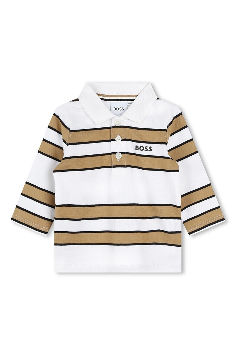 BOSS Kidswear Раирана блуза с яка - Pepit.bg