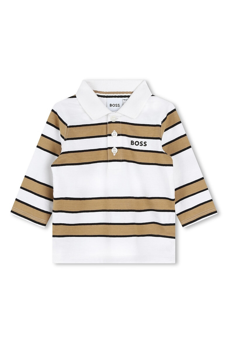BOSS Kidswear Раирана блуза с яка - Pepit.bg