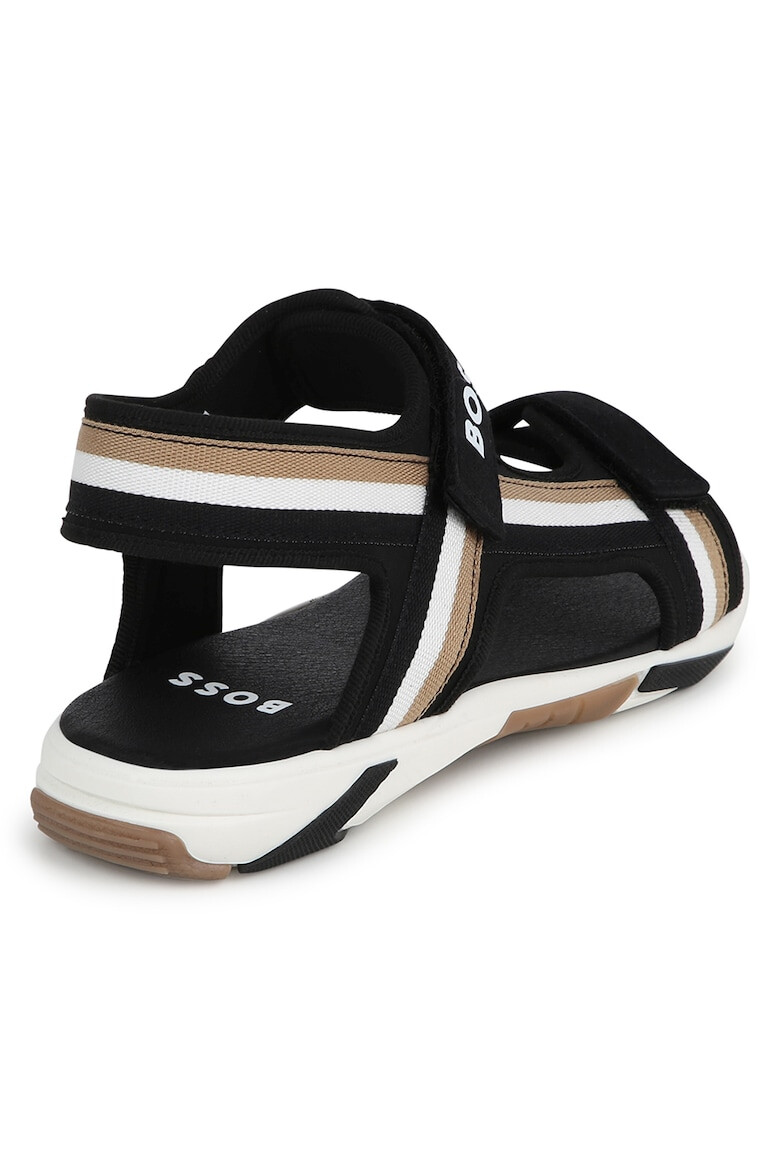 BOSS Kidswear Раирани сандали с велкро - Pepit.bg