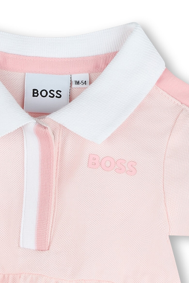 BOSS Kidswear Разкроена рокля с яка - Pepit.bg